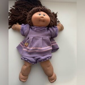 Vintage CPK Doll in original knitted cabbage patch clothing